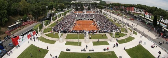 Il tennis al Foro Italico di Roma