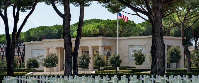 Sicily-Rome American Cemetery in Nettuno