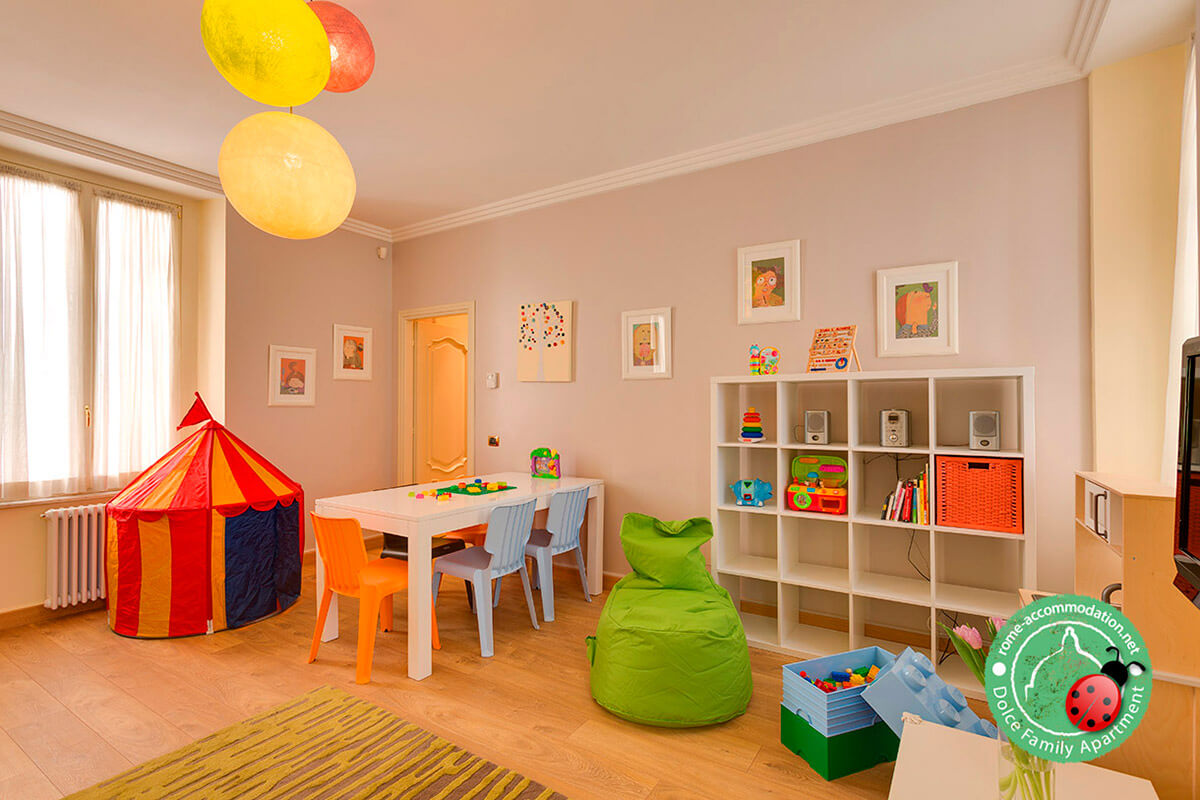 kids in Rome winter dolce family vacation apartment