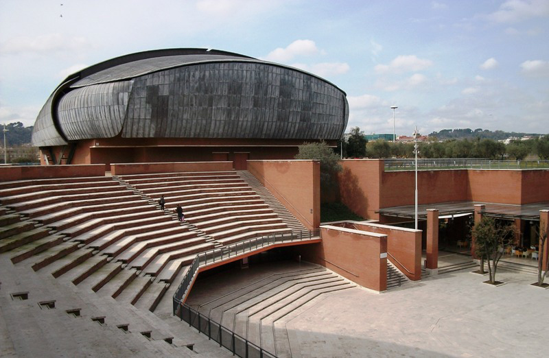 The Auditorium "Parco della Musica di Roma", designed by world-famous Italian architect, Renzo Piano